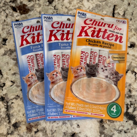 Churu Chicken Varieties Cat Treats and Churu for Kitten Tuna and Chicken Recipe - Picture 3 of 4